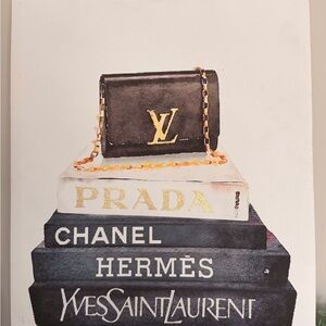 Louis Vuitton Black and Gold Art on Fashion Books